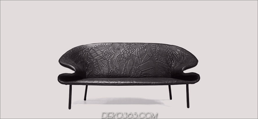 Künstlerisches Gekritzel-Sofa
