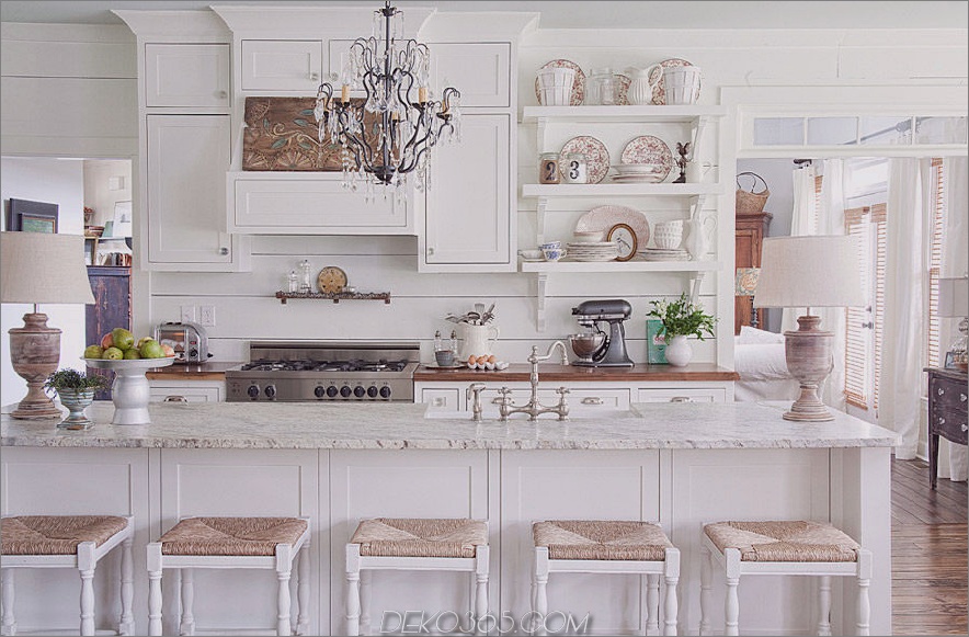 Elegant-weiße Küche