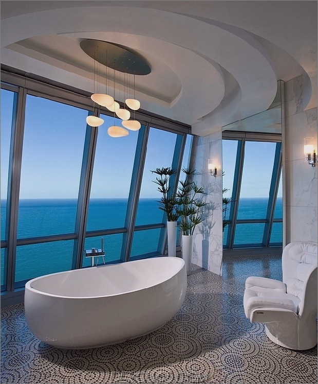 atemberaubendes Badezimmer mit Blick auf die mexikanische Fliese 2 thumb autox760 66735 40 Atemberaubende, luxuriöse Badezimmer mit unglaublicher Aussicht