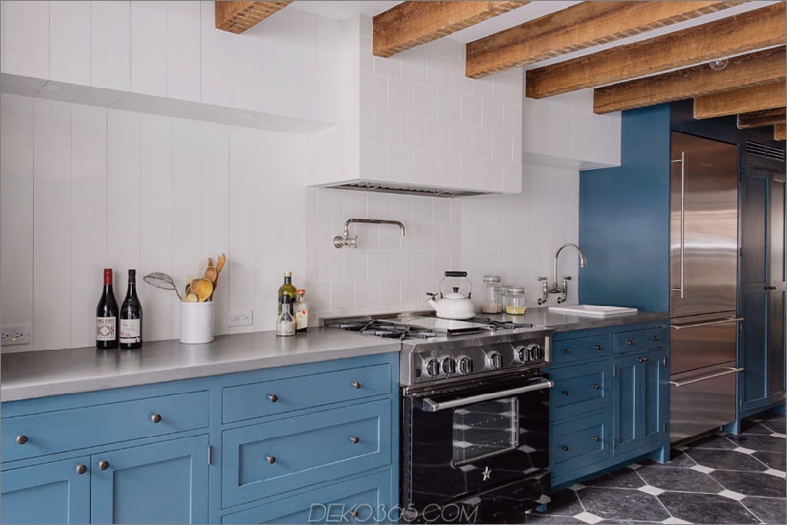 Hellblaue Küchenschränke 900x600 40 Bunte Küchenschränke, die Ihrem Zuhause einen Funken verleihen