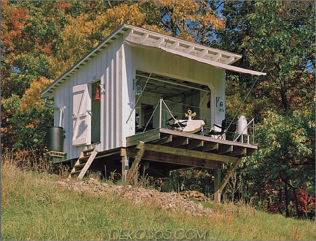 kleines kabinen-design tiny shack broadhurst architects 1 thumb 630xauto 56131 7 Clevere Ideen für eine sichere Remote-Kabine