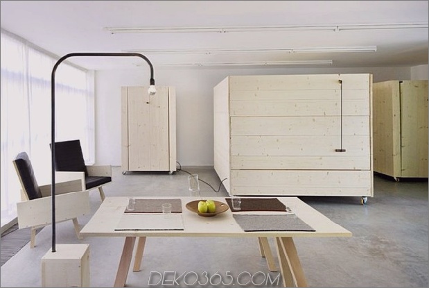 Ein öffentliches Studio verwandelt private Wohnmöbel mit zweckeinrichtung. 2 Tage Thumb 630x422 26302 All Wood Interiors mit zweckeinrichtungen