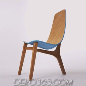 Baby Blue Stuhl von Paul Venaille