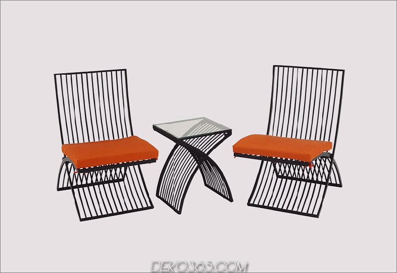 Urban Designs Allwetter- 3-teiliges Outdoor-Tisch- und Stuhlset