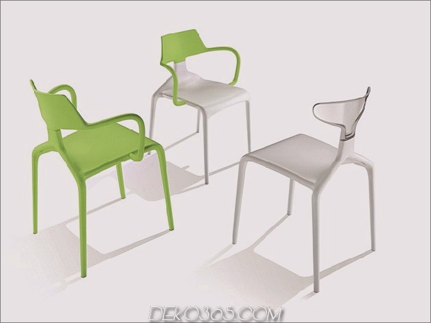 bunt dynamische stapelbare Hai-Stühle grün 1 thumb 630xauto 36286 Bunte dynamisch stapelbare Hai-Stühle von Green