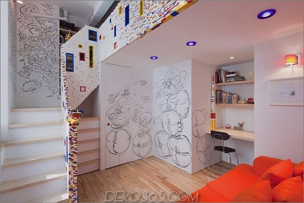 1b1 iffic Treppenhaus gestaltet zeitgenössische Häuser thumb 630xauto 63436 Bunte Treppenhausdesigns: 30 Ideen für ein modernes Zuhause