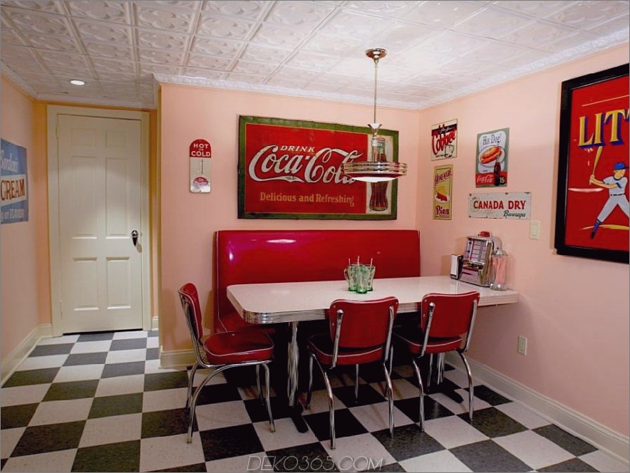Home Diner im Keller von Nancy Leffler Mikulich