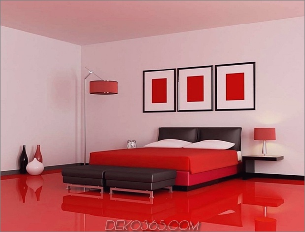 1b rotes Schlafzimmer daumen 630xauto 62036 Dekorieren mit roten Akzenten: 35 Möglichkeiten, den Look zu rocken
