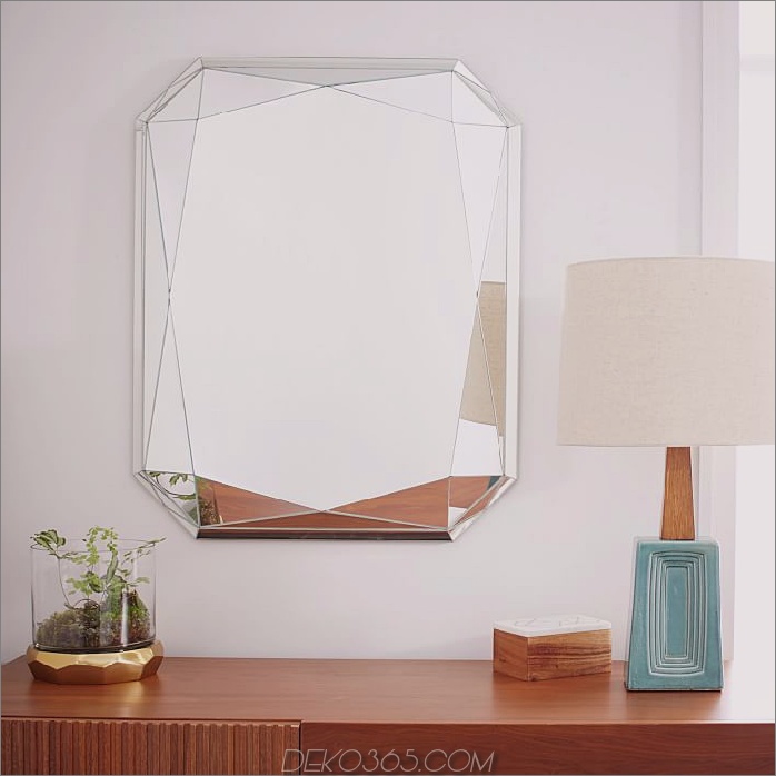 Facettenspiegel Smaragdschliff Diese 15 Badezimmerspiegel verwandeln Ihre Morgenroutine
