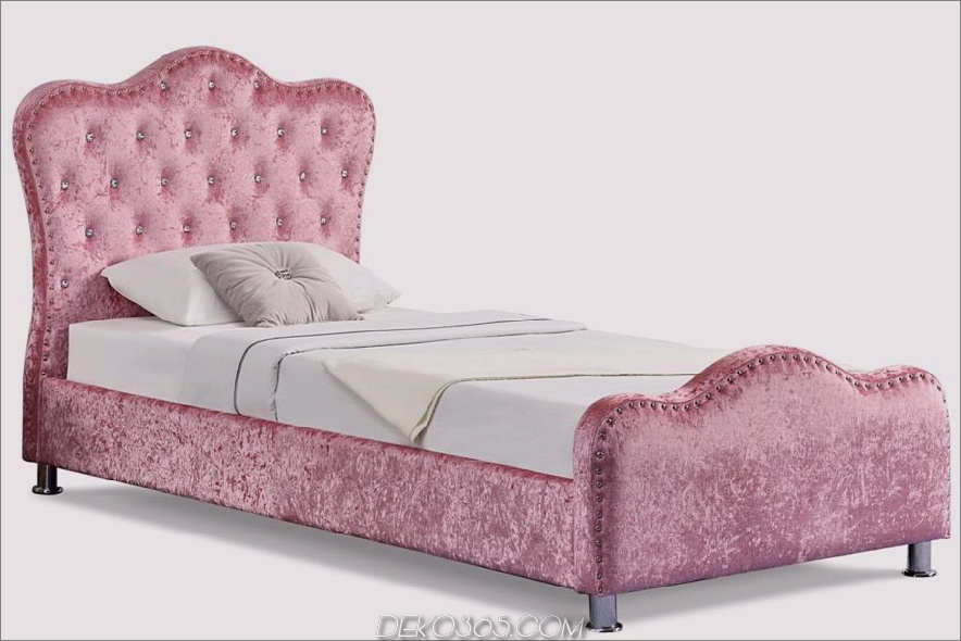 Rosa Samt Windsor Bett 900x600 Diese 15 Rosa Betten werden Sie Ihr Schlafzimmer so schnell wie möglich erneuern