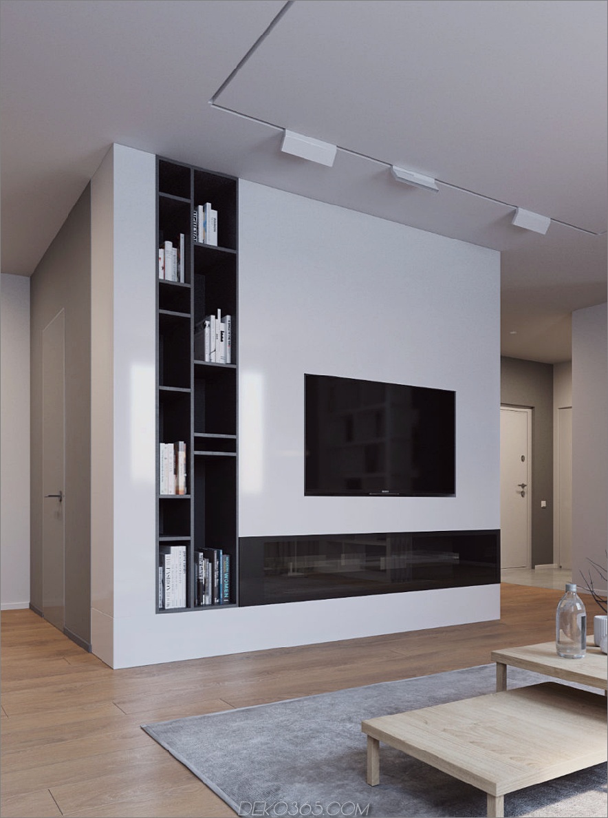TV-Wandspeicher 900x1210 Elegante, zeitgenössische und kreative Design-Ideen für die TV-Wand