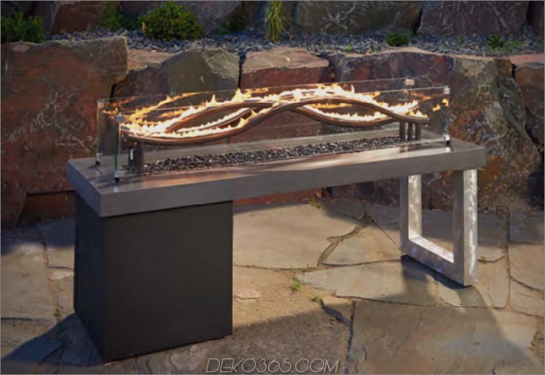 Wave Fire Pit von Outdoor GreatRoom Company