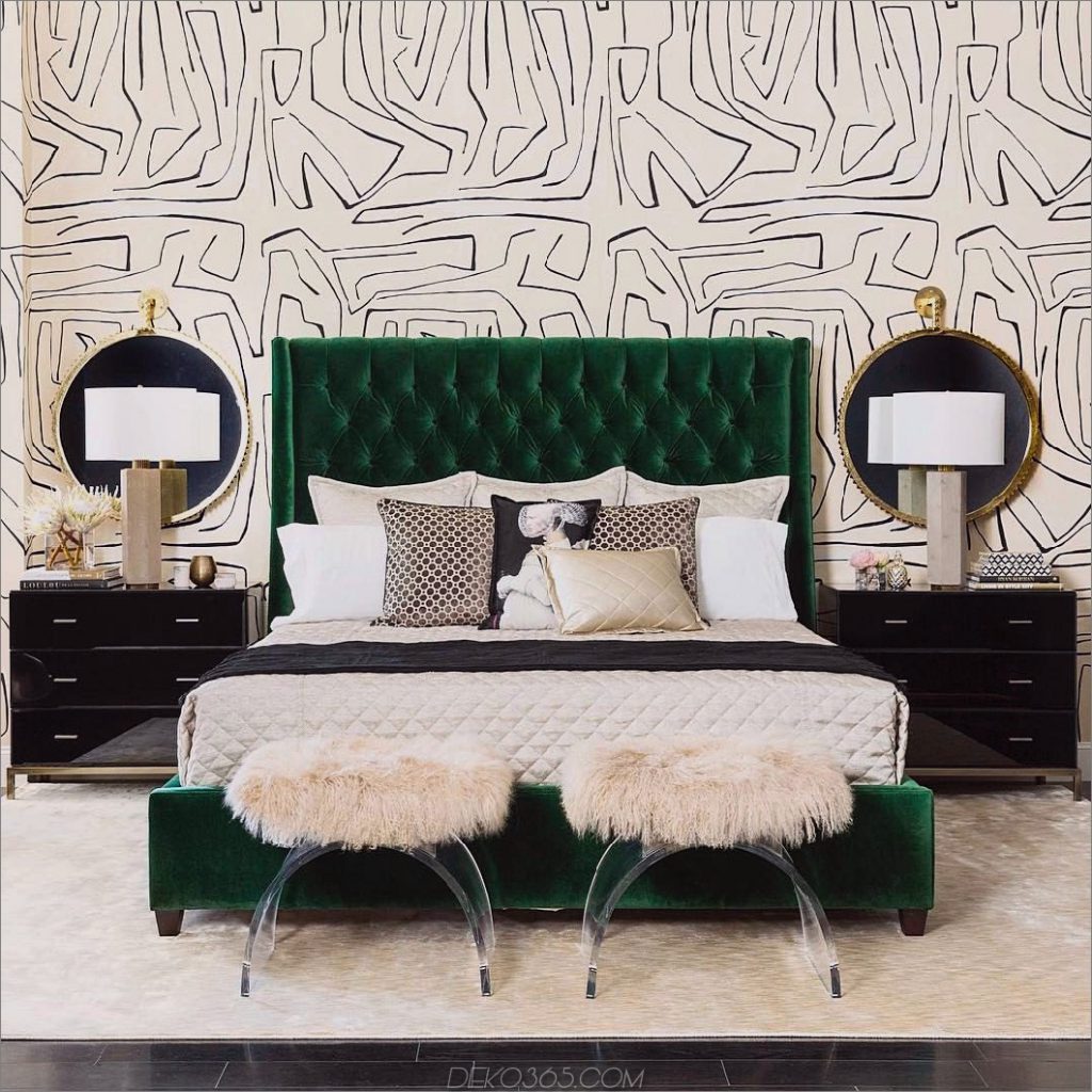 Grüne Schlafzimmer-Ideen, die den Raum verbessern – blog.deko365.com