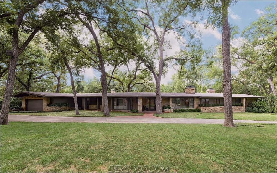Modernes Ranch-Stil-Haus in der Nähe des Dallas Arts District