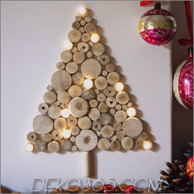 Wand-Weihnachtsbaum-Ideen - Top 20 für 2012