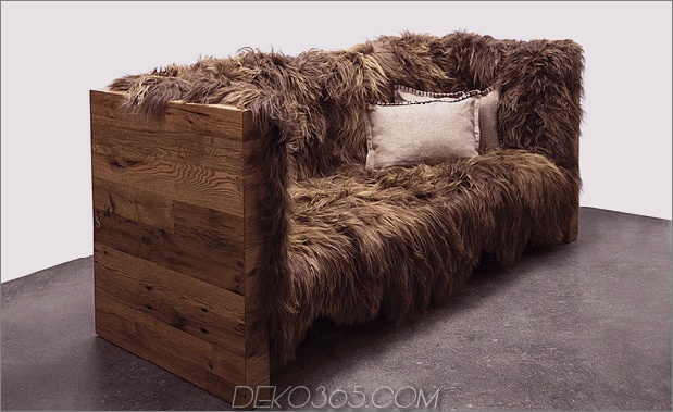 Caressable snuggable fühlende Möbel 2 Sofa Daumen 630xauto 45693 Isländische Schaffell-Möbel aus Wolle von Sentient