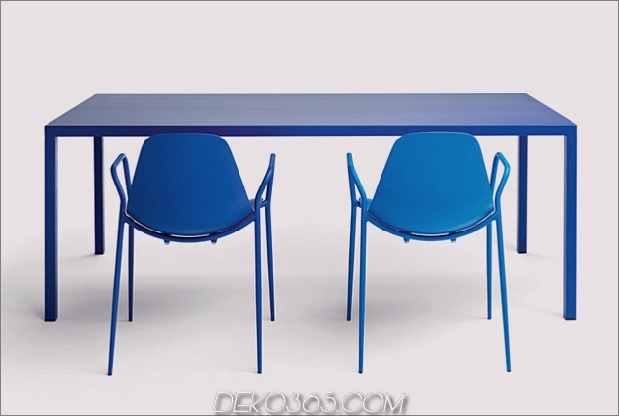 Tisch und Stühle aus lackiertem Aluminium von opinion ciatti 1 thumb 630x423 23564 Tisch und Stühle aus lackiertem Aluminium von Opinion Ciatti