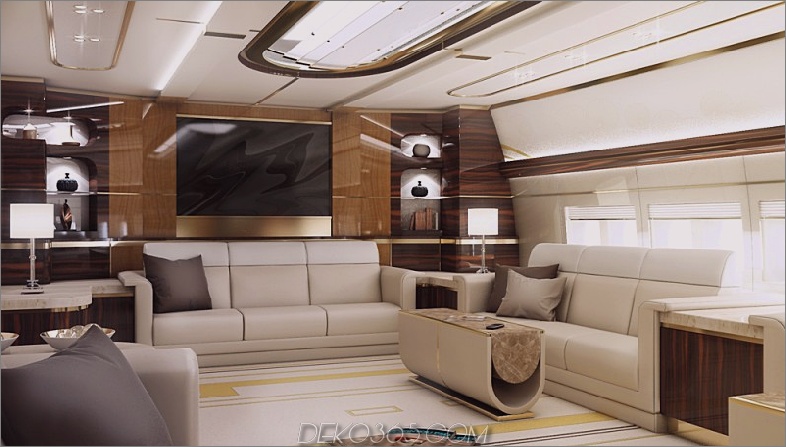 Luxury Living Beste Private Jet Interieur Blog Deko365 Com