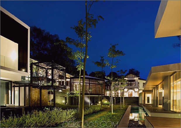 Luxus-Schicht-Haus-und-Gärten-mit kreisförmigen Pavillon-15.jpg