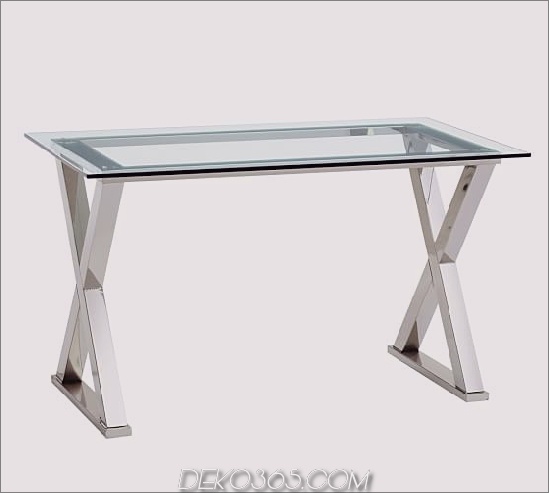 Ava Metallschreibtisch Diese 20 Glasschreibtisch-Tische werden Ihr Heimbüro umgestalten