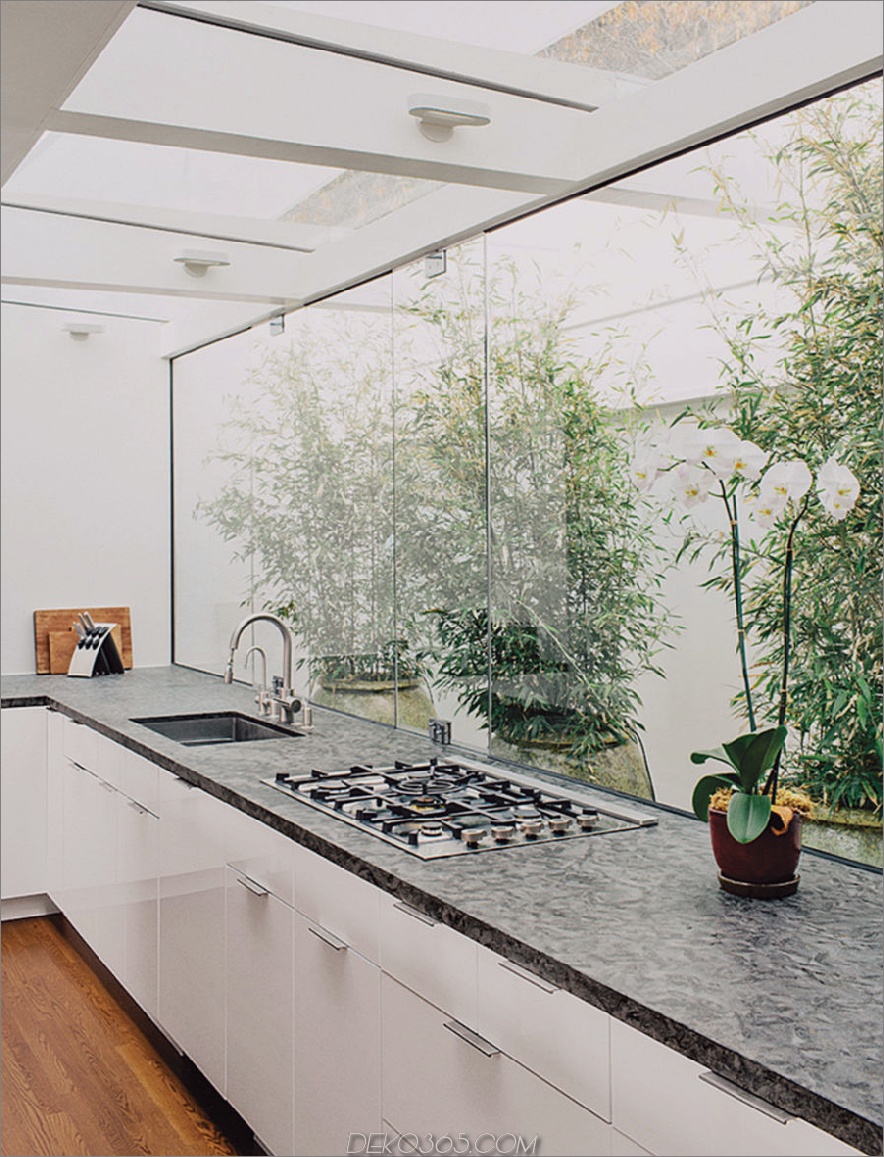 Küche Glaswand