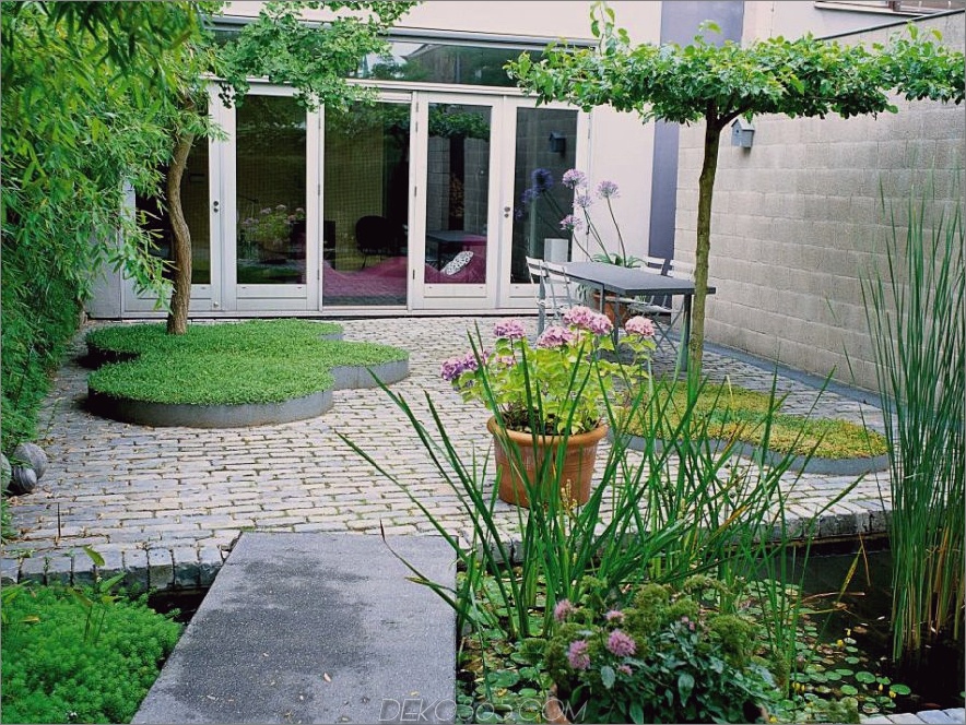 Moderne Gartenrasen