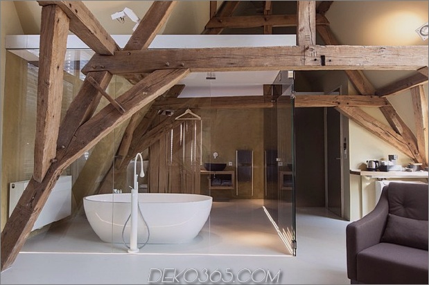 Modernes Landhaus Inspiration Belgien verfügt über freiliegende Decken 2 bird ensuite thumb 630x419 25057 Moderne rustikale Inspiration aus Belgien Features Exposed Ceilings