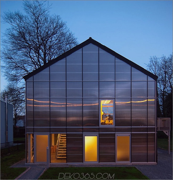Gewächshaus 2 Modern Eco Home ein lebenswertes nachhaltiges Gewächshaus in Belgien