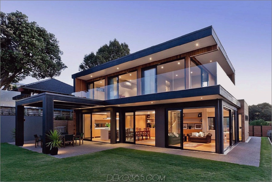 Modernes Haus in Auckland, Neuseeland