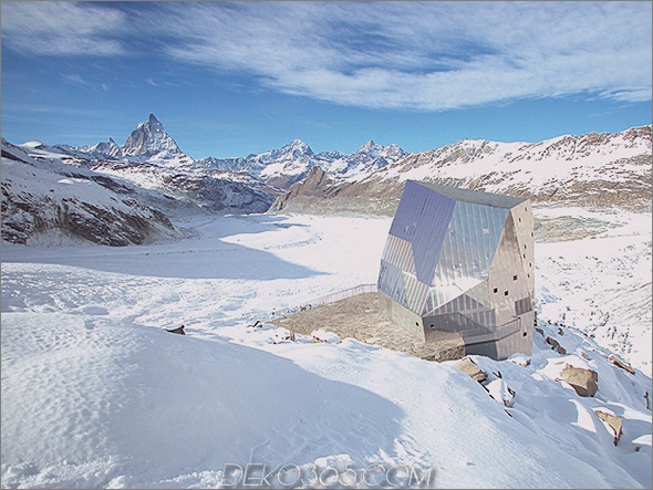 monte rosa 1 Nachhaltiges Design einer Berghütte in den Schweizer Alpen im Raum Monte Rosa
