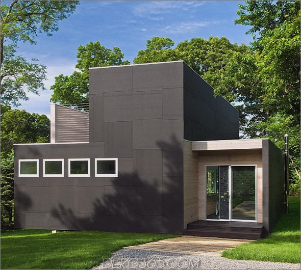 Noyak Creek House 2 Riverfront Home Plan mit einem modernen, luftigen Interieur