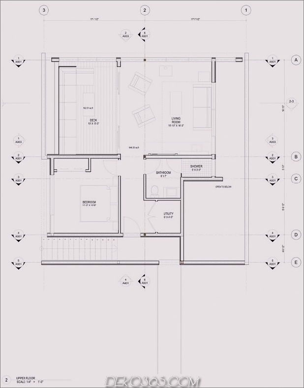 Schwimm-Holz-1-Schlafzimmer-Kabine-mit integriertem Bootshaus-12-living-plan.jpg