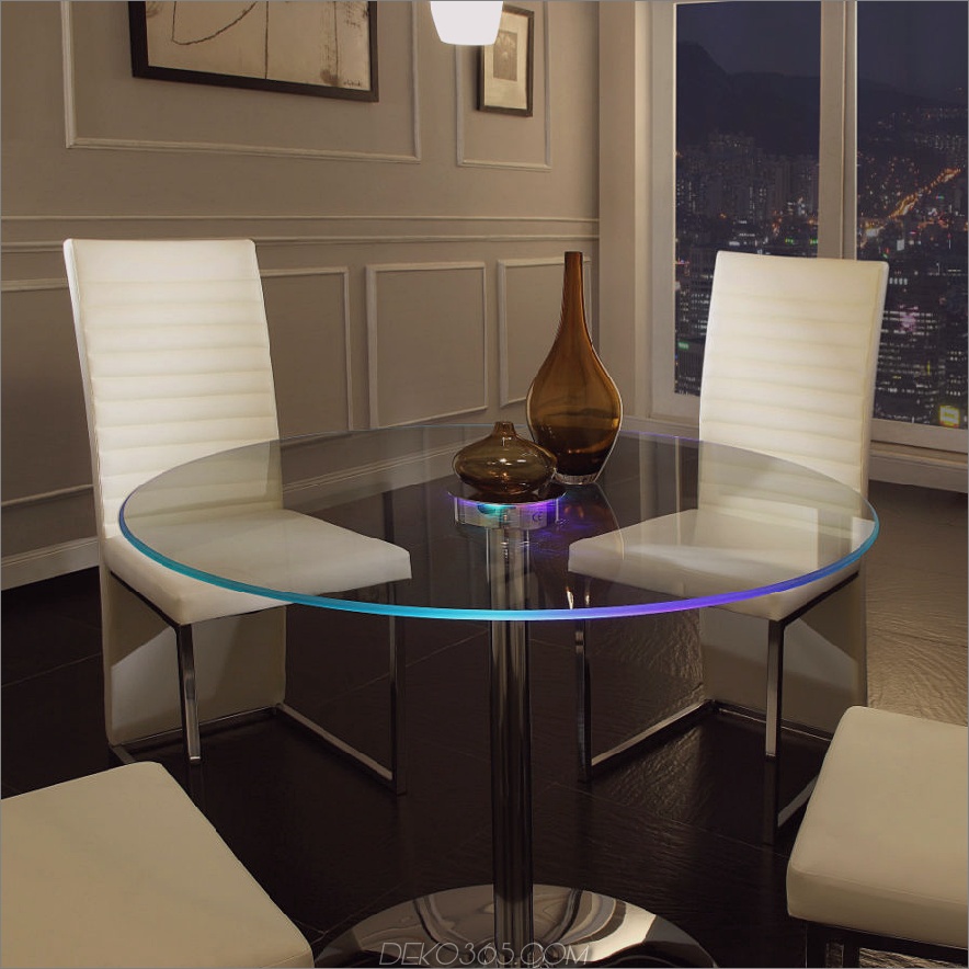 Mercury Row Argos Esstisch 900x900 Möbel mit Hintergrundbeleuchtung füllen Ihr Zuhause mit Strahlkraft
