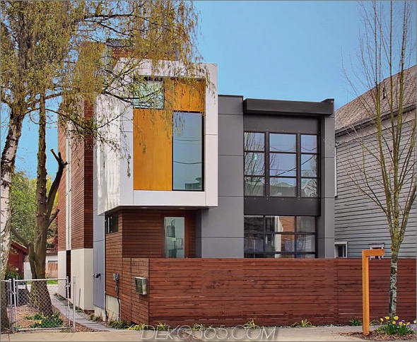 cloverdale 3 house 2 Zeitgenössische Wohnarchitektur in Seattle 3 Immobilien in 1 von Pb Elemental