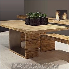 Massivholz ausziehbarer Tisch von Schulte Design - neue Tische